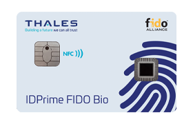 SafeNet IDPrime FIDO Biometric Smart Card